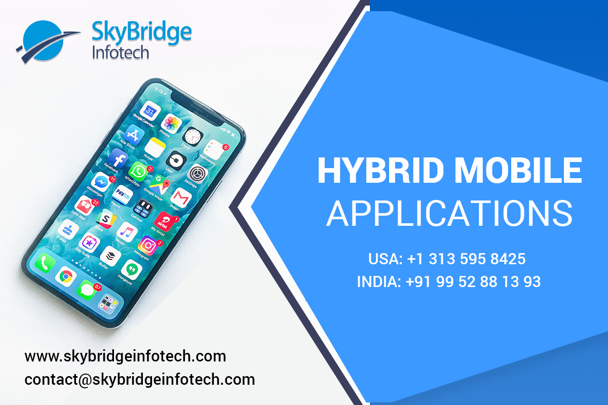 Hybrid Application Development Services provided by Skybridge