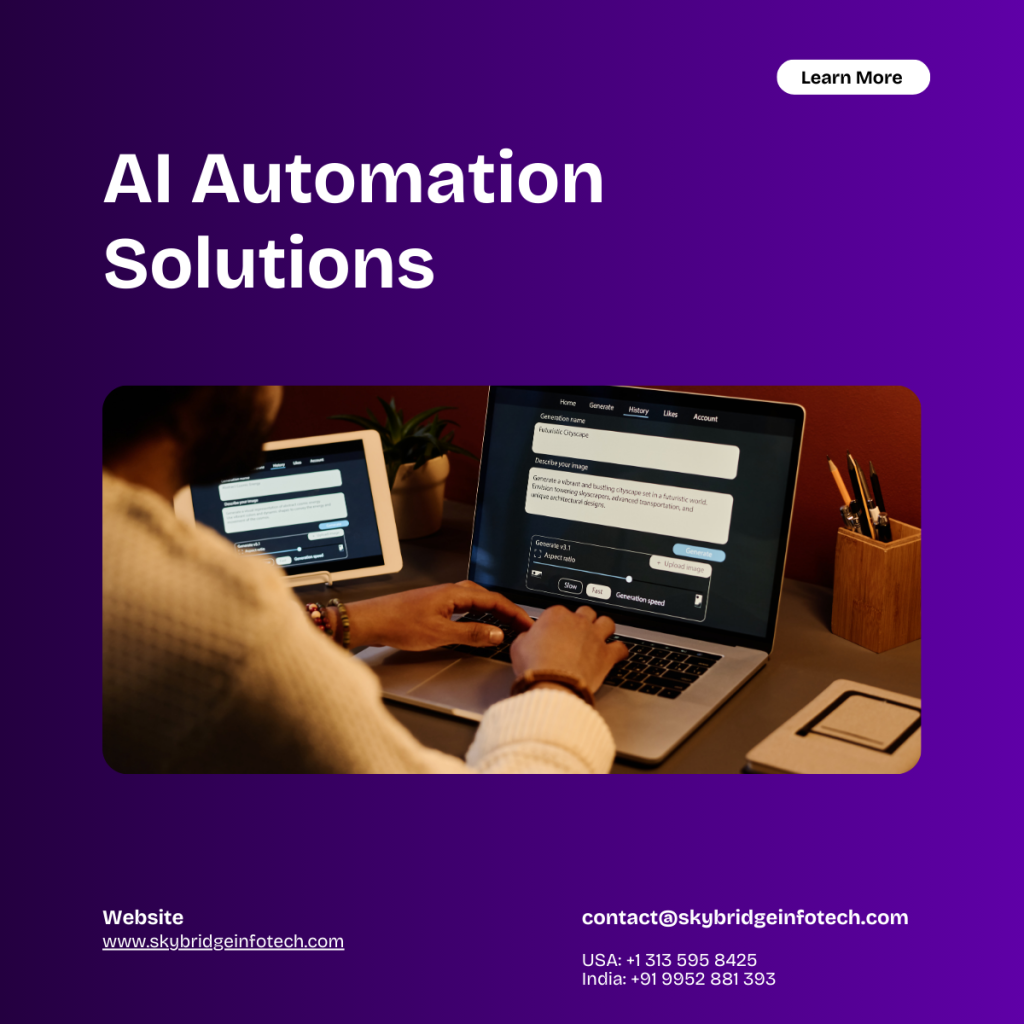AI Automation Solutions with Skybridge Infotech