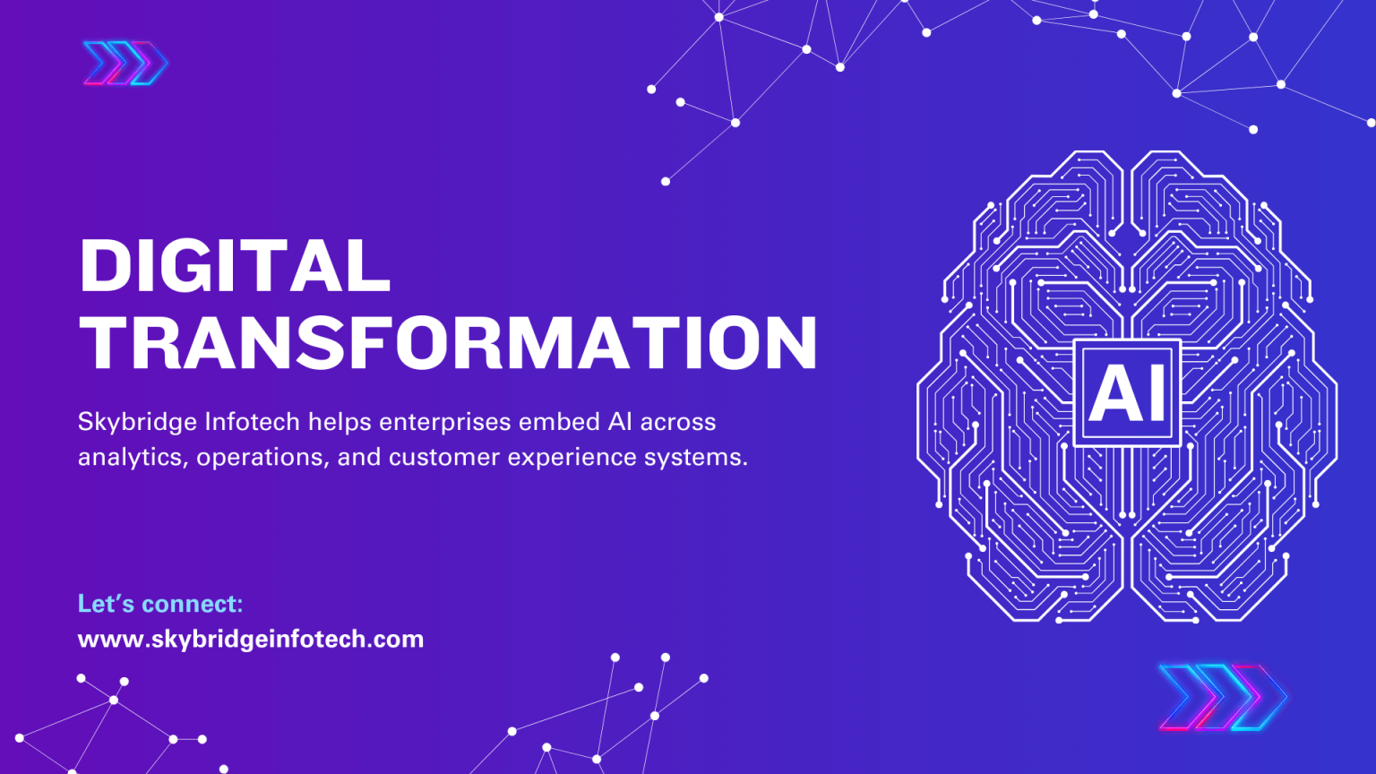 Embedded Intelligence in Digital Transformation Programs