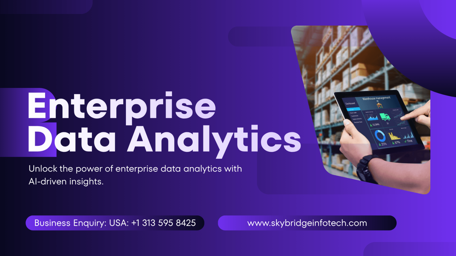 End-to-End AI Enterprise Data Analytics Services | Skybridge Infotech