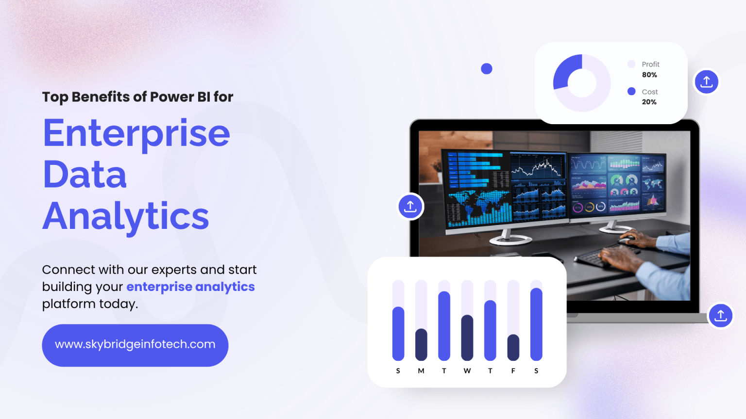 Top Benefits of Power BI for Enterprise Data Analytics | Skybridge Infotech