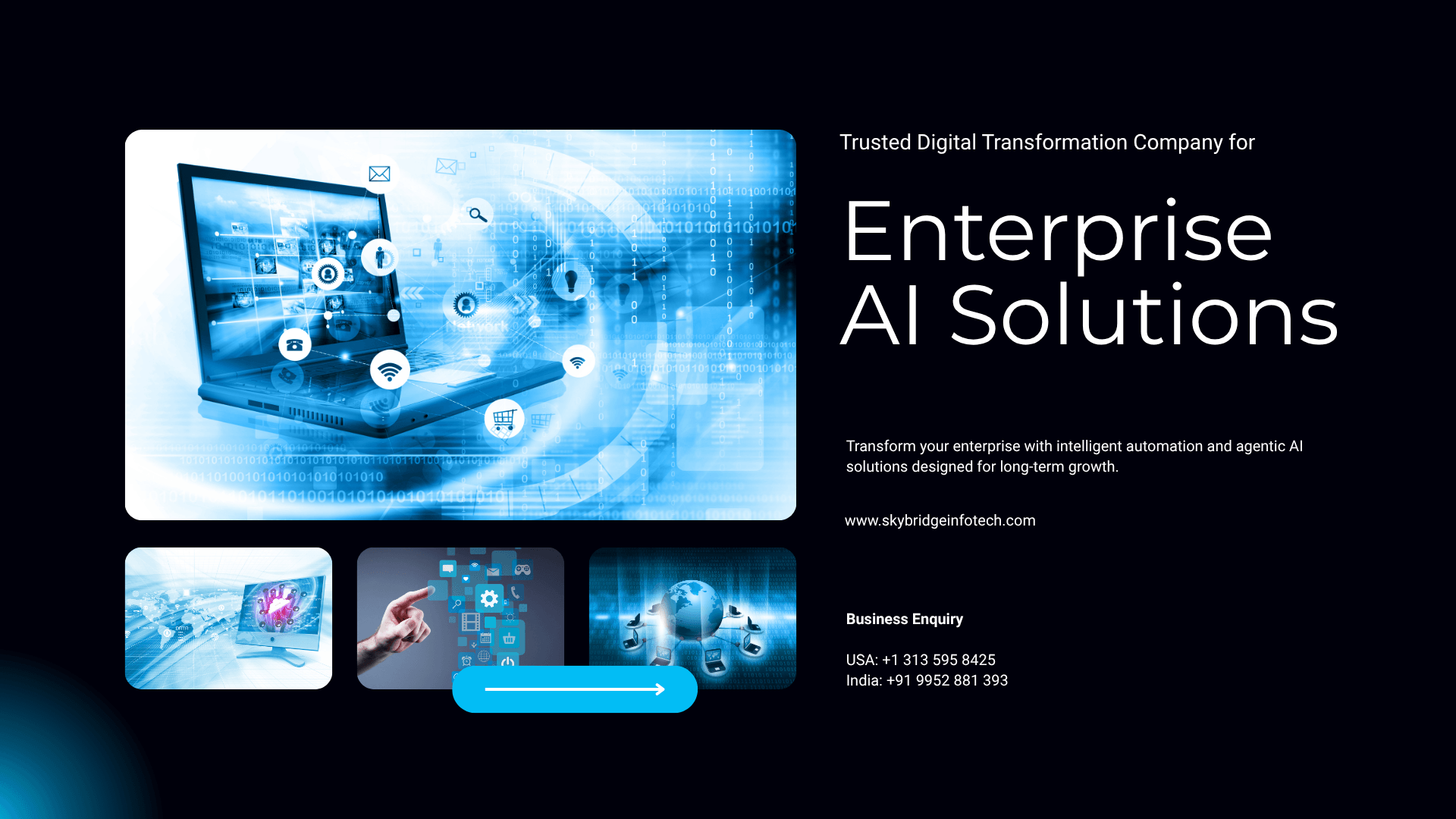 Trusted Digital Transformation Company for Enterprise AI Solutions - Skybridge Infotech