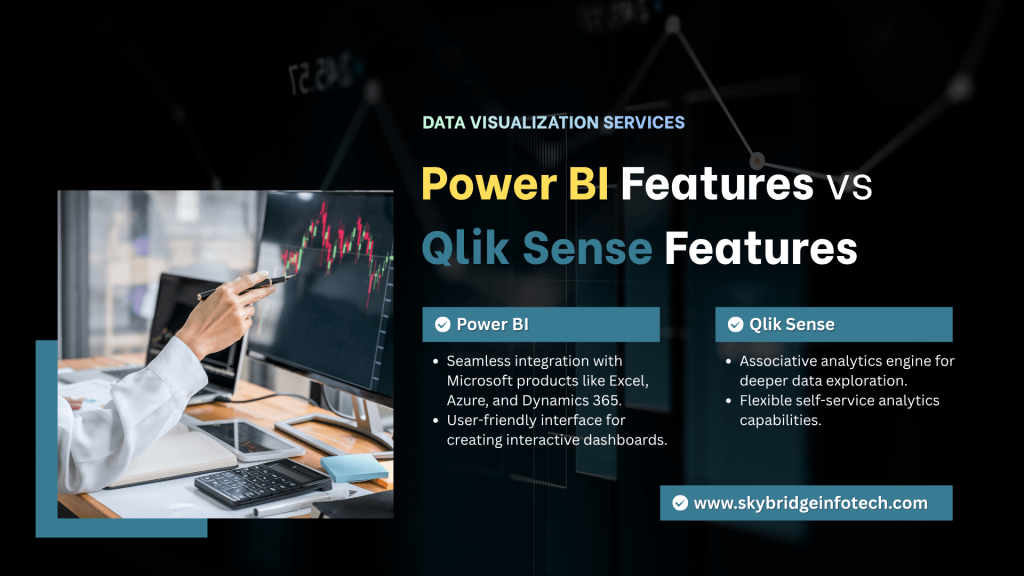 Power BI Features vs Qlik Sense Features Complete Comparison | Skybridge Infotech