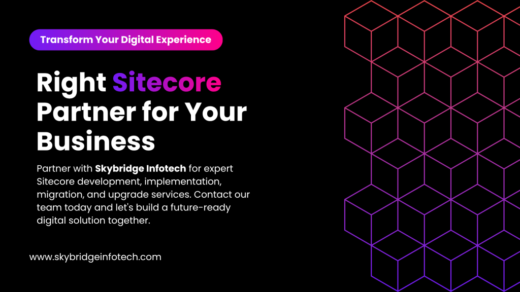 How to Select the Right Sitecore Partner for Your Business | Skybridge Infotech