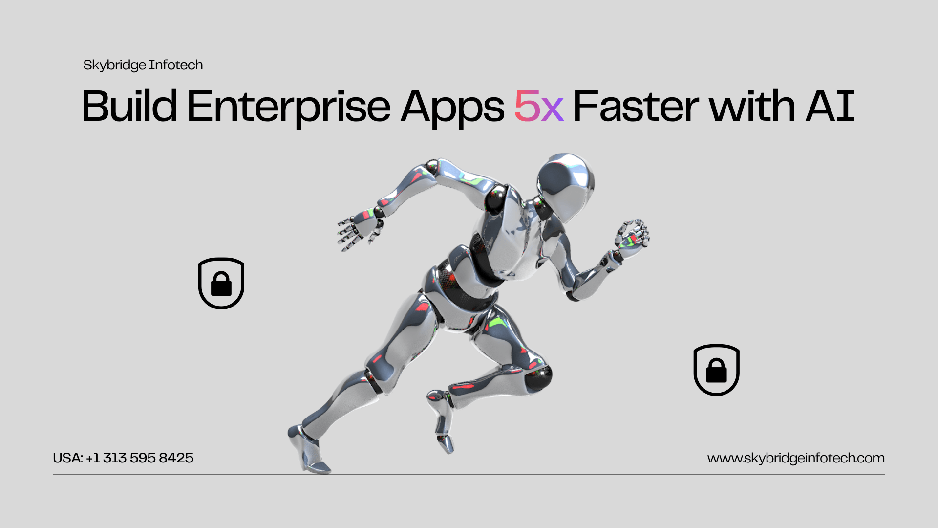 AI-Driven Application Development Building Enterprise Apps 5x Faster - Skybridge Infotech