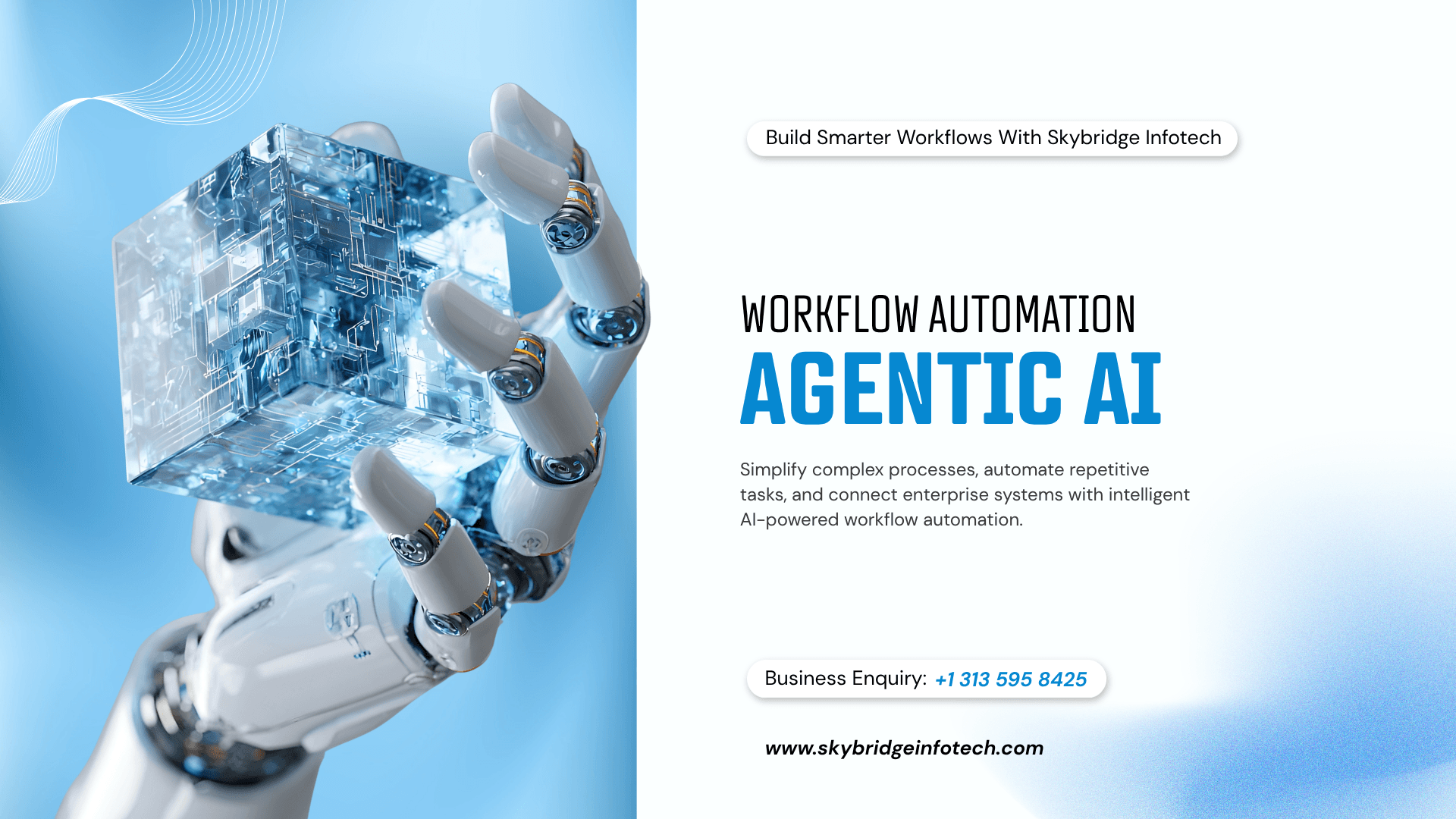 Agentic AI Solutions for Enterprise Workflow Automation - Skybridge Infotech