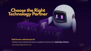 AI Development Company for Enterprises How to Choose the Right Technology Partner | Skybridge Infotech