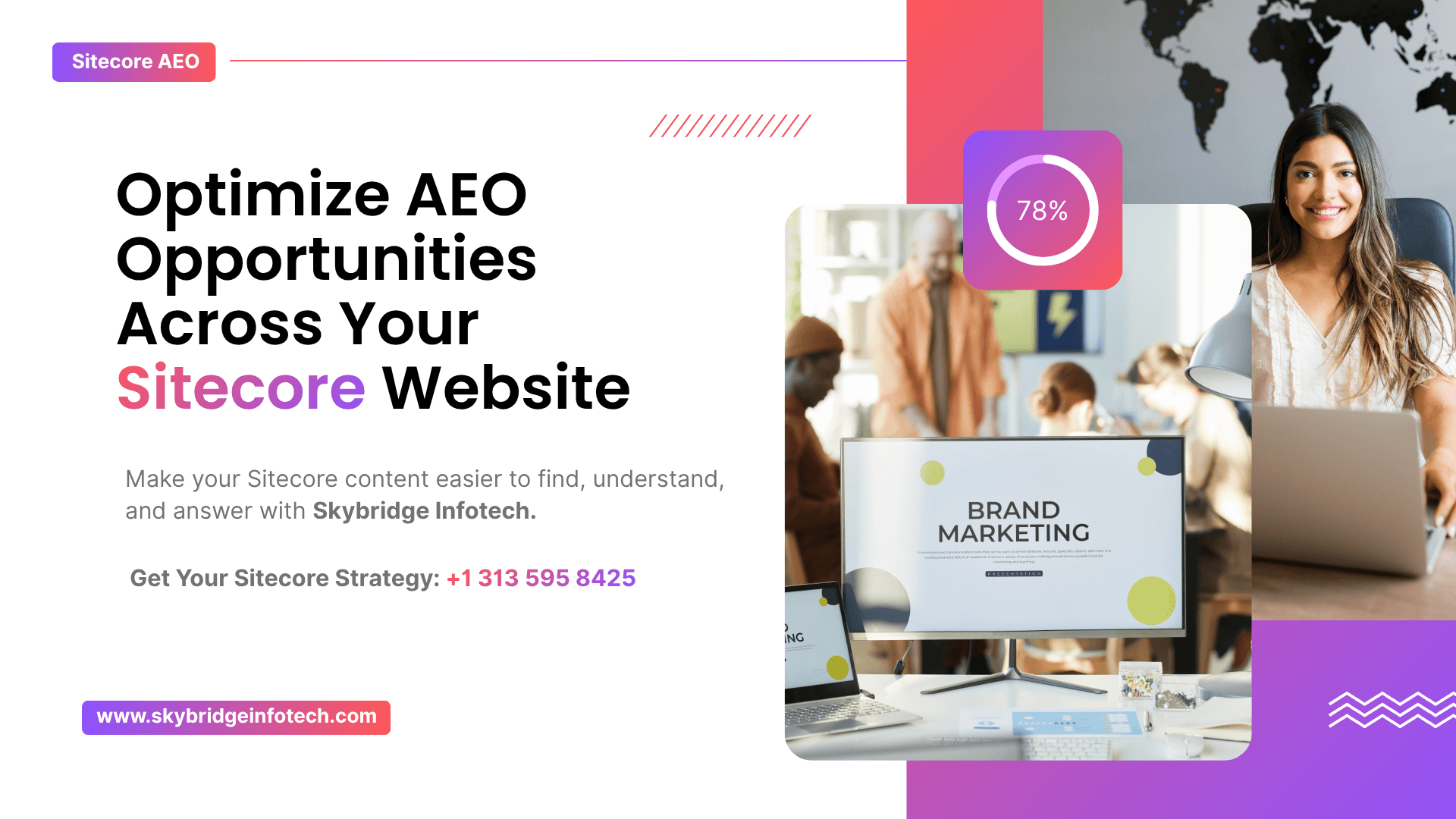 Discover and Optimize AEO Opportunities Across Your Sitecore Website - Skybridge Infotech
