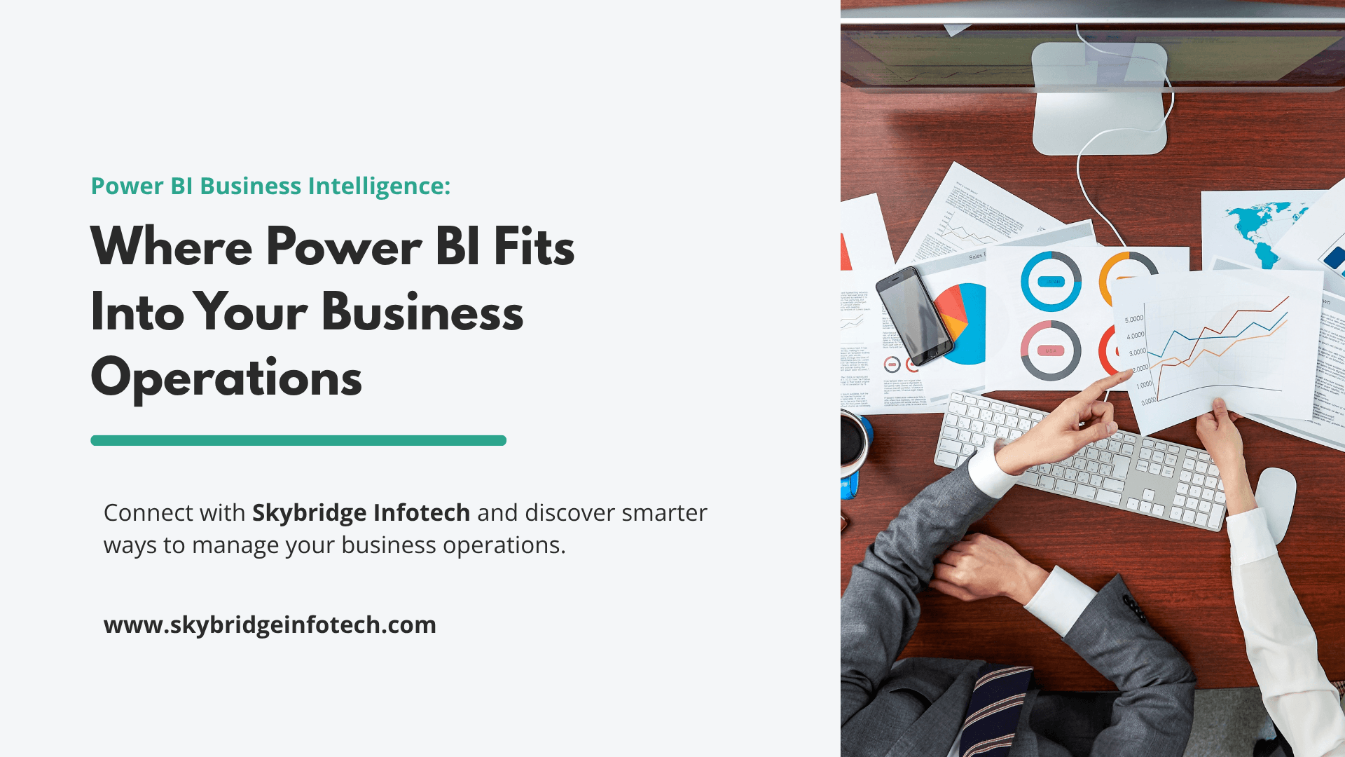 Where Power BI Fits Into Your Business Operations | Skybridge Infotech